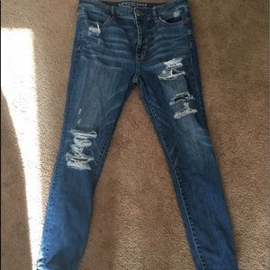 High waisted jeggings